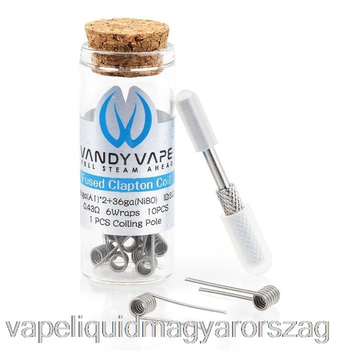 Vandy Vape Teljesítmény Előre Beépített Tekercsek 0,43 Ohm Olvadó Clapton Tekercs Vape Toll